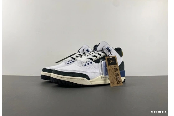 3 Maniére Jordan HV8571-100 HV8571-100 Retro   “Diffused SP Blue”  A OG Ma 0506